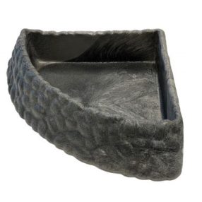 REPTO | DECO CORNER DISH GREY | Saroktál, szürke - XL