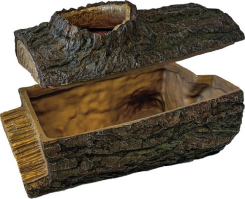 REPTO | DECO TRUNK CAVE | Fatörzs dekoráció, bújó - 30x22x18 cm