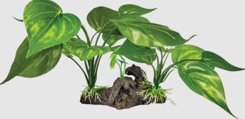 REPTO | PLANT ON DECO LIGHT GREEN | Műnövény dekoráció, világos zöld - 30x27x15 cm