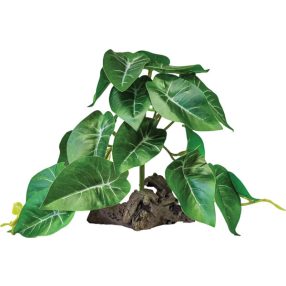   REPTO | PLANT ON DECO ELEPHANT GREEN | Műnövény dekoráció, elefánt, zöld színben - 20x13x20 cm