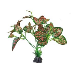   REPTO | PLANT STANDING | RED/GREEN | Műnövény dekoráció álló, piros és zöld színű - 32x21x29 cm