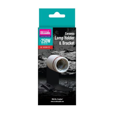 Arcadia | D3 LAMP BRACKET SET EURO | Lámpatartó készlet terráriumi hüllők számára - E27 foglalat