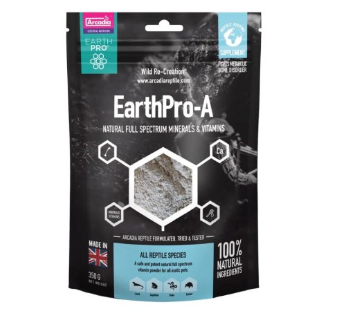 Arcadia | EarthPro A | Vedléssegítő komplex B-vitamin hüllők számára – 350 g