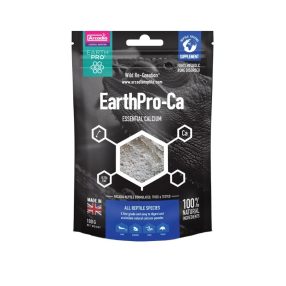   Arcadia | EarthPro CA | Természetes kalciumban gazdag ásványi por rovarevők és növényevő hüllők számára – 100 g