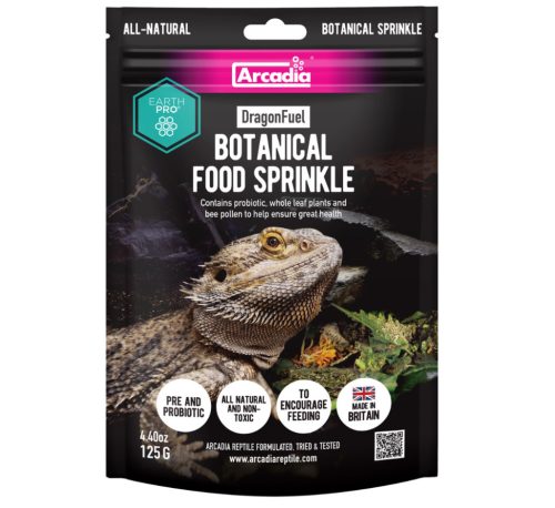 Arcadia | EarthPro DragonFuel | Szárított növénykeverék rovar-és növényevő hüllők számára – 125 g