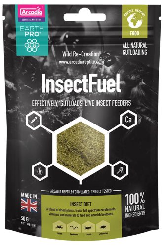 Arcadia EarthPro InsectFuel | Eleségállat és rovar táp - 250 g