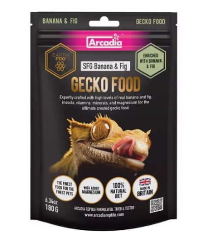 Arcadia | Earth Pro StickyFoot Gold Banana-Fig | Teljes értékű gyümölcsös táp vitorlás gekkók számára – 180 g