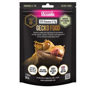   Arcadia | Earth Pro StickyFoot Gold Banana-Fig | Teljes értékű gyümölcsös táp vitorlás gekkók számára – 80 g