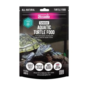   Arcadia | EARTHPRO TURTLE GOLD | Teljes értékű vízben lebegő teknőstáp vízi teknősök számára – 300 g