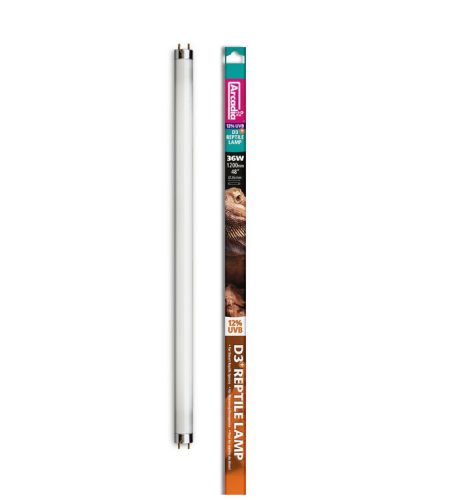 Arcadia | D3+ Reptile Lamp | UVB fénycső sivatagi hüllők számára 12 % - 36 W/120cm