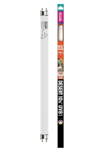 Arcadia | Euro Range Desert UVB Tube T8 | Sivatagi UVB fénycső magas UV-igényű hüllőknek 10% – 38 W/ 105 cm