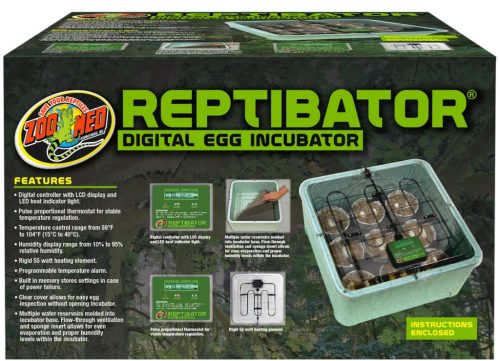 Zoomed Reptibator Egg Incubator (RI-10E) | Tojáskeltető hüllők és kétéltűek számára