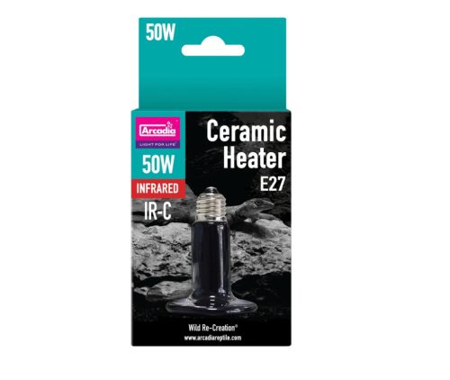 Arcadia | Ceramic Heater| Kerámia fűtőtest hüllők számára - 50 W