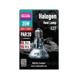   Arcadia | Halogen Basking Spot | Halogén melegítő izzó terráriumi hüllők számára (E27) - 35 W