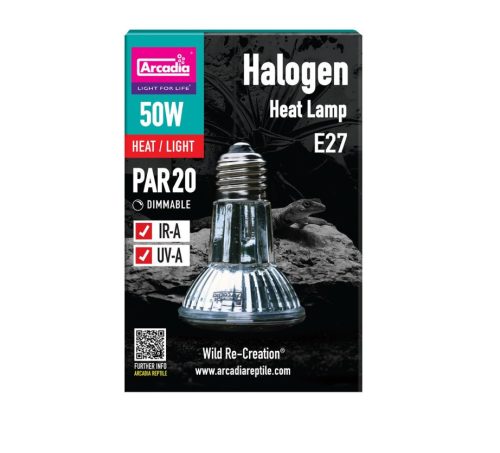 Arcadia | Halogen Basking Spot | Halogén melegítő izzó terráriumi hüllők számára (E27) - 50 W