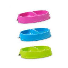 Savic Picnic Twin | Műanyag dupla tál - 2 x 0,4 L