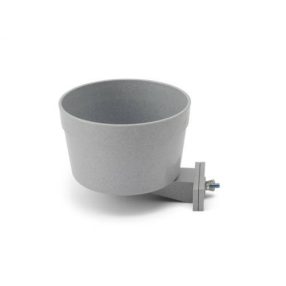   Savic Crock Giant | Itatótál (szürke) ketrecre rögzíthető - 15x15x12 cm