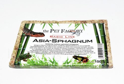 The Pet Factory Asia Sphagnum | Prémium préselt tőzegmoha terráriumokhoz – 100 g