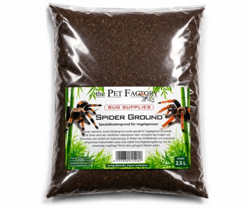 The Pet Factory Spider Ground | Speciális pókföld madárpókok számára – 2,5 kg