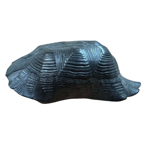 Terrarium Relic Shell Hide – Prémium műgyanta teknőspáncél barlang (16 × 24 × 7 cm)  - fekete