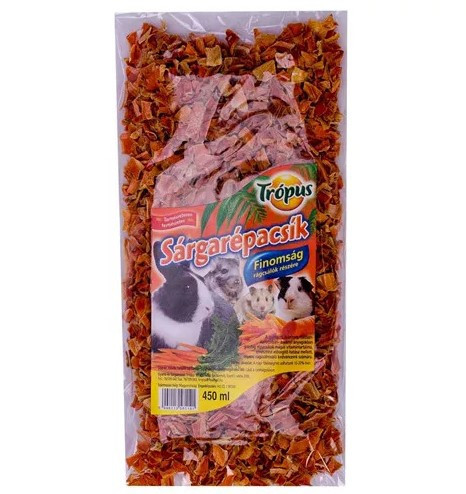 Trópus | Kiegészítő sárgarépacsík, kisemlősöknek  - 450 ml