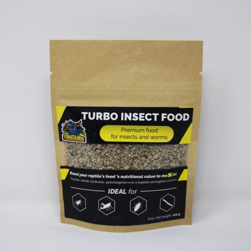 TerraSaurus Turbo insect food | teljes értékű rovar és lárva táp - 100 g