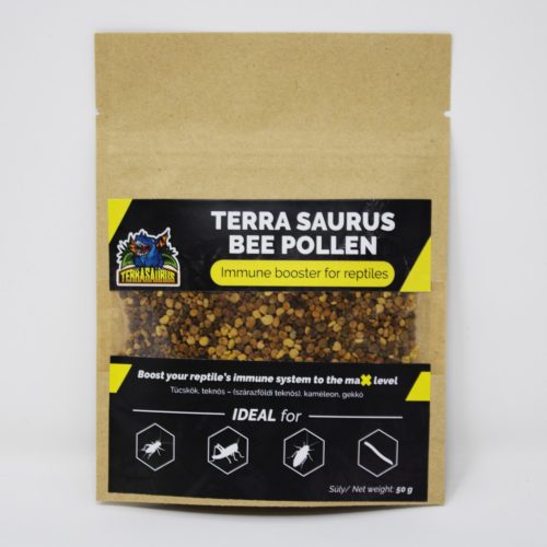 Terra Saurus Bee pollen immun boost| Immunerősítő virág pollen táp hüllőknek, rovaroknak - 50 g