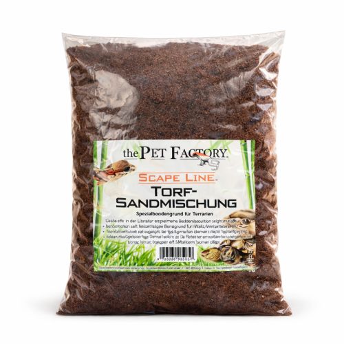 Pet Factory | Torf-Sandmischung | Tőzeg-homok keverék terráriumi aljzat – 3 kg