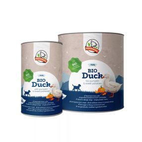   Farkaskonyha | BIO Kacsa párolt komplett menü kutyáknak 400 g