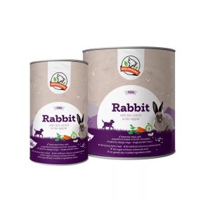   Farkaskonyha | Nyúl – Párolt komplett menü kutyáknak 800 g