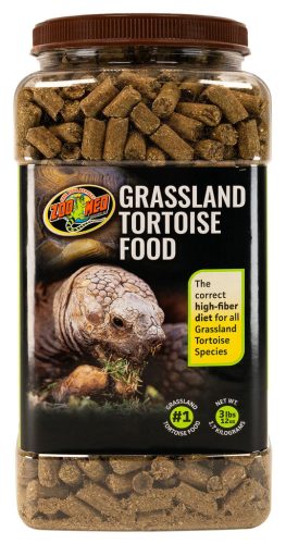 Zoo Med Natural Grassland Tortoise Food | Természetes szárazföldi teknős táp füves területek lakóinak – 425 g