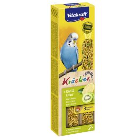  Vitakraft | Kracker Dupla Rúd (citrus,kiwi) – kiegészítő eleség Hullámos papagáj részére - 60g