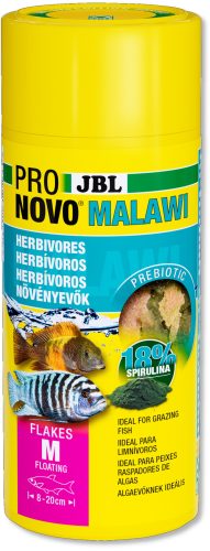 JBL | ProNovo | Malawi | Flakes M | Lemezes díszhaltáp | Sügér félék számára - 250 ml/125g