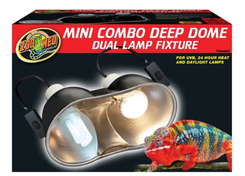 Zoo Med Mini Deep Dome | Mini dupla lámpatest - 2x100 W