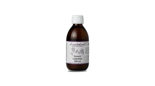 Lunderland | Csukamájolaj | Természetes A- és D3-vitamin forrás kutyák és macskák részére – 250 ml