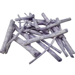   Frosty Twigs | Zúzmarás hatású dekorációs ágacskák terráriumba (Lilás-fehér) 4-9 cm - 25 db