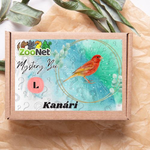 Mystery Box ajándékdoboz Kanárinak – L