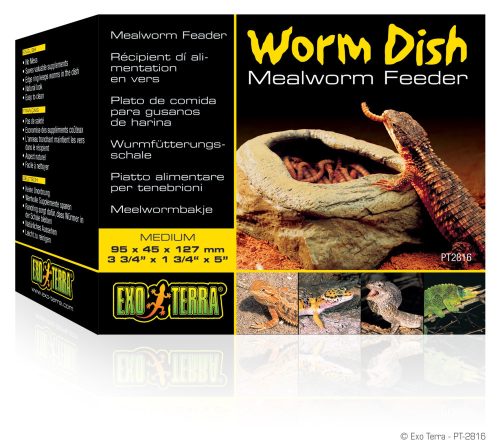 Exo Terra Worm Dish | Peremes kukactál hüllőknek – Medium