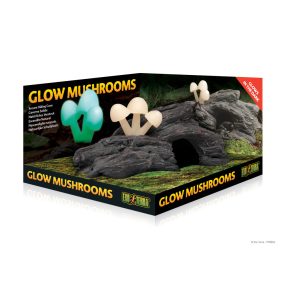   ExoTerra Glow Mushrooms | Fatörzs fluoreszkáló gombával - 23cm