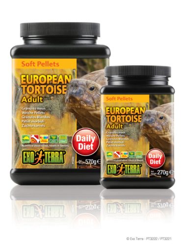 Exo terra European Tortoise Food Adult | Európai teknős pellet táp felnőtt állatoknak - 270 g