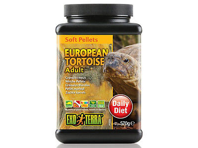 Exo terra European Tortoise food Adult | Európai teknős pellet táp felnőtt állatoknak - 570 g