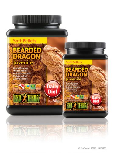 Exo Terra Bearded Dragon Juvenile Food | Szakállas agáma táp fiatal állatoknak - 250 g