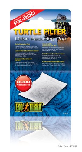 Exo Terra Turtle Filter Odor Reducing Pad | Szagcsökkentő betét Exo Terra Turtle Filter FX-200 (PT3630) szűrőhöz.