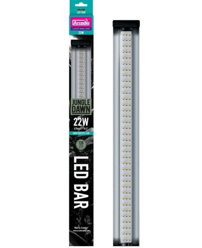 Arcadia | Jungle Dawn LED Bar | Teljes spektrumú LED-világítás növények és terráriumi hüllők számára - 22 W/47 cm