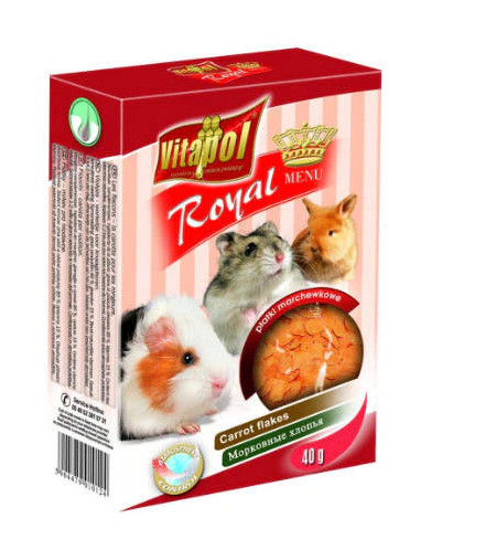 Vitapol Royal Menu | Kiegészítő eleség rágcsálóknak | Sárgarépás - 40 g