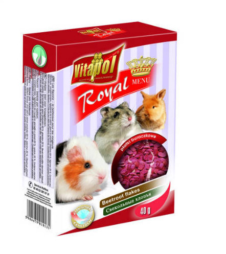 Vitapol Royal Menu | Kiegészítő eleség rágcsálóknak | Céklás - 40 g