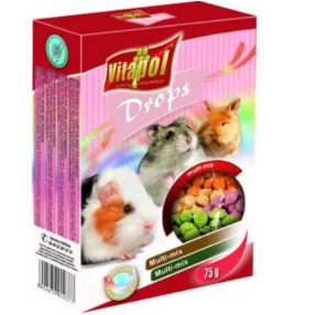  Vitapol Drops | Jutalom falat rágcsálóknak | Multi mix - 75 g