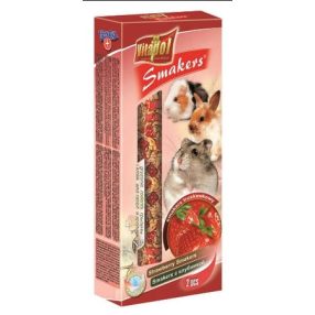   Vitapol Smakers | Prémium rúd rágcsálóknak | Epres - 90 g