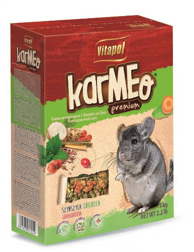 Vitapol Karmeo Prémium | Teljes értékű csincsilla eledel - 1 kg